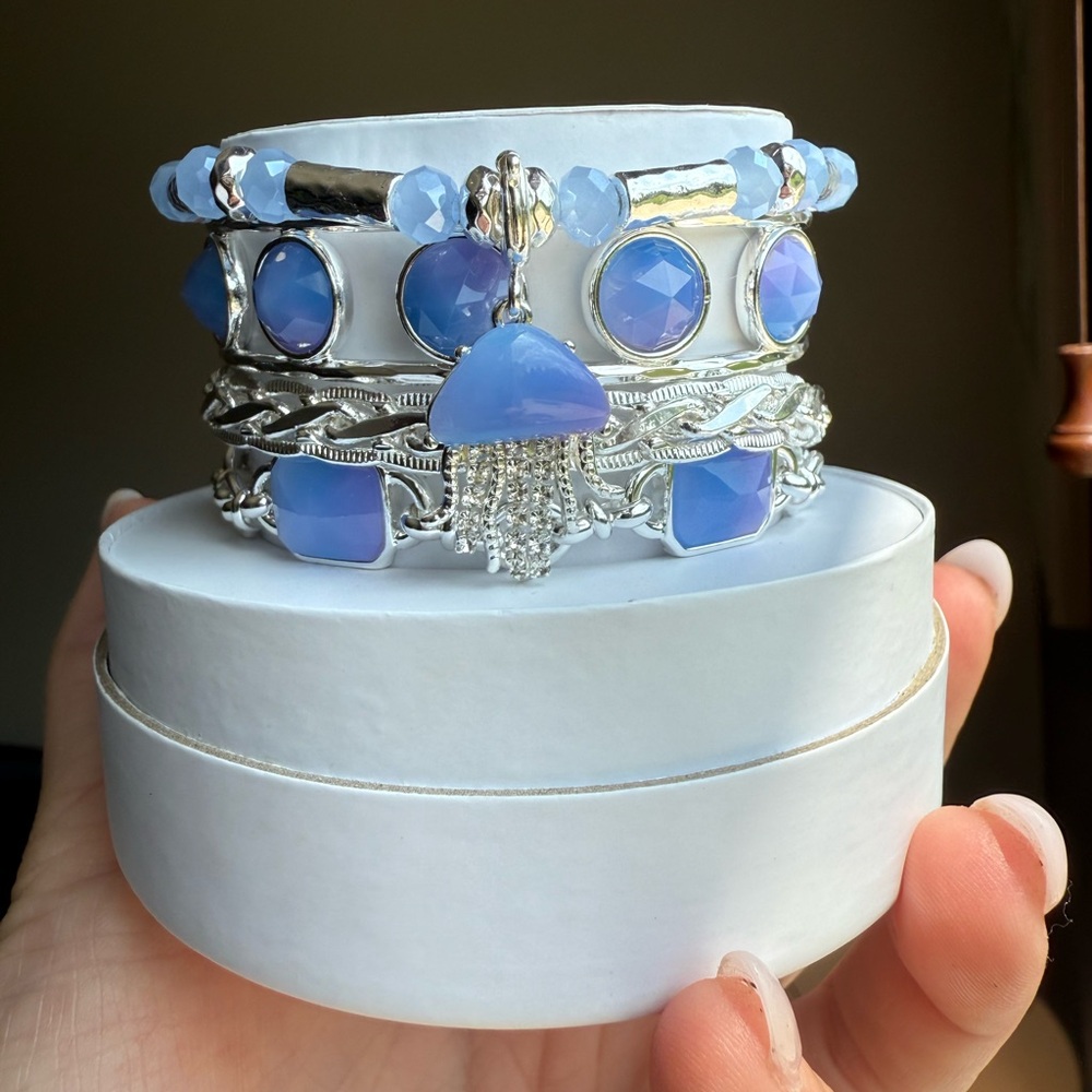 BP Spring Bracelet Stack- JELLYFISH CHARM